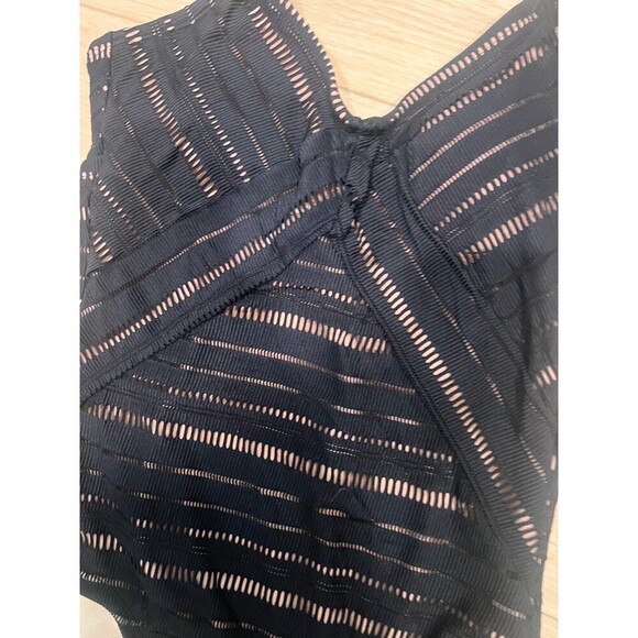 Kona Sol Women's One Piece Crochet Swimsuit Black S - Picture 2 of 4